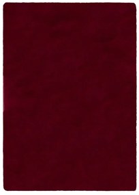 Bordowa syntetyczna skóra 80x150 cm Ivy Luxury Fur – Flair Rugs