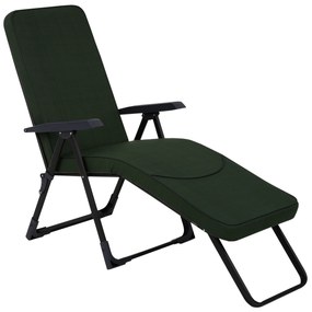 Leżak ogrodowy z podnóżkiem Modena Black Edition kwadrat H024-32PB PATIO