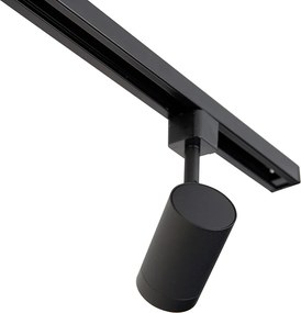 Inteligentny system szynowy jednofazowy z 4 reflektorami WiFi GU10 czarny - Jeana