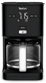 Czarny przelewowy ekspres do kawy Smart'n'light CM600810 – Tefal