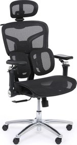 Krzesło biurowe LEVEL, czarna