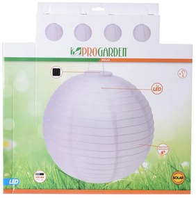 Lampion solarny do ogrodu PARTY, Ø 40 cm