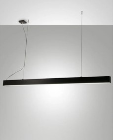 Lampa wisząca LED Next 58W 7020 lm 3000K Metalowa i poliwęglanowa konstrukcja Kolor czarny, nowoczesny design i regulacja światła