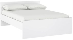 Białe łóżko dwuosobowe 140x190 cm Naia – Tvilum