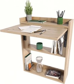 Składane biurko pod laptopa dąb artisan D6-C52