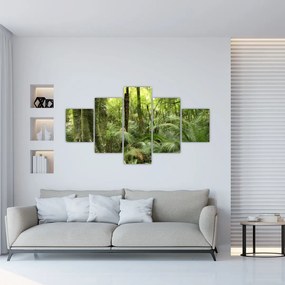 Obraz tropikalnego lasu deszczowego (125x70 cm)