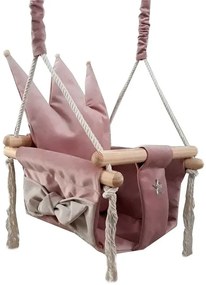 Różowa huśtawka dla dziewczynki N8-G14