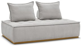 Jasnoszara sofa z materiału bouclé 175 cm Elisa – Bobochic Paris