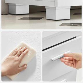 Szafka pod umywalkę IVY, 30x70x64 cm, biała Vasagle