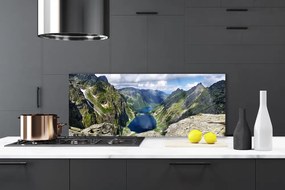 Panel Szklany Panorama Alpejskich Szczytów