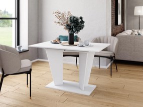 Rozkładany stół do jadalni Violan II R biały mat