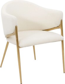 Krzesło do jadalni z tkaniny boucle Modig M5-1