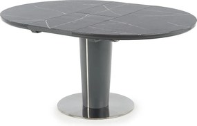 Stół rozkładany RICARDO 120(160)x120 szary marmur