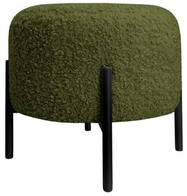 Pufa OLA LOFT ławka podnóżek metal czarny Rolf14