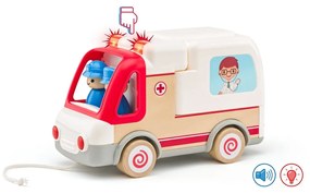 Karetka samochodowa Woody z dźwiękami i światłem