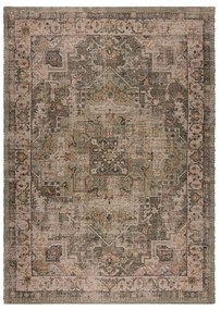 Dywan z mieszanki juty tkany ręcznie w kolorze khaki 120x170 cm Selena Jute Traditional – Flair Rugs