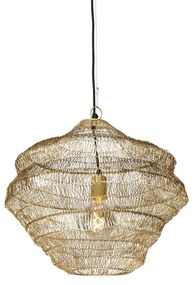 Orientalna lampa wisząca złota 45 cm x 40 cm - VadiKolonialny Oswietlenie wewnetrzne