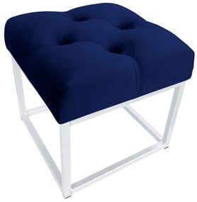 Pufa CHESTERFIELD LOFT ławka postawa biała MG16