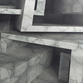 Abstrakcyjny obraz kostek (125x70 cm)
