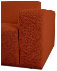 Ceglasty narożnik z materiału bouclé (w kształcie litery U) Roxy – Scandic