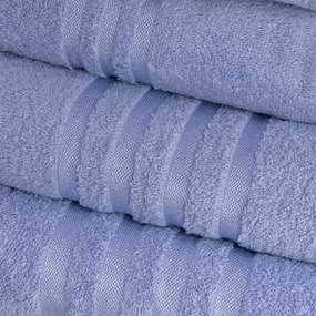 Niebieski bawełniany ręcznik frotte 50x100 cm Simple – Casa Selección