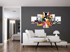 Obraz - Muzyka (125x70 cm)