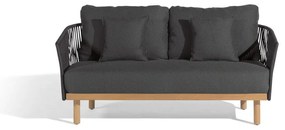 Ciemnoszara sofa ogrodowa Newport – Diphano
