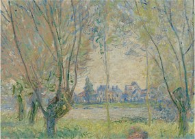 Obraz - Claude Monet, Woman Seated under the Willows, reprodukcje (70x50 cm)