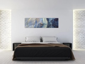 Obraz - Abstrakcja z użyciem tuszu alkoholowego (170x50 cm)