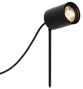 Nowoczesny kolczyk punktowy czarny AR70 regulowany IP44 - Solo