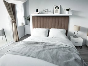 Tapicerowany panel ścienny FRAME LINCOLN 15x90 cm Kolor: Jasnoszary