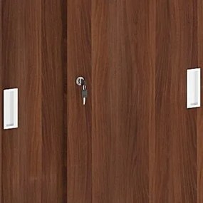 Szafka przesuwna ARRISTO LUX, 800 x 400 x 836 mm, orzech