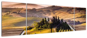 Obraz krajobrazu w książce (170x50 cm)