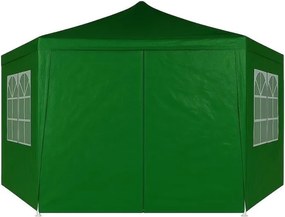 Pawilon ogrodowy z oknami 2x2x2m, namiot ogrodowy, zielony Gardella-WGR
