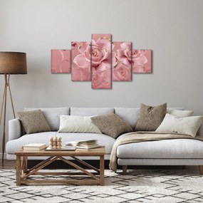 Obraz - Dekoracje kwiatowe (125x70 cm)