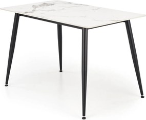 Stół z blatem ze spieku w efekcie marmuru Emilio 120 Halmar