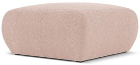 Różowy puf z materiału bouclé Molino – Micadoni Home