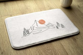 Dywanik łazienkowy Dywanik łazienkowy Góry Widok