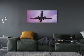 Obraz canvas na ścianę Samolot w Błękitnym Niebie