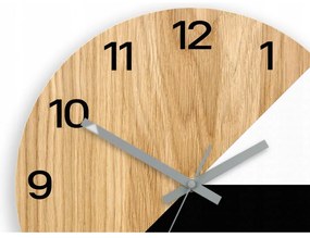 Zegar na ścianę nowoczesny efektowny okrągły cichy do kuchni salonu pokoju