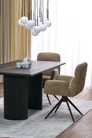 BOLERO stół rozkładany 160-250x90x78 cm czarny, 6-10 osobowy