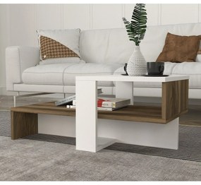 Stolik konferencyjny Chain White and Walnut
