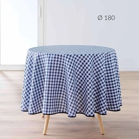 Okrągły obrus w kratkę, VICHY, Ø 180 cm