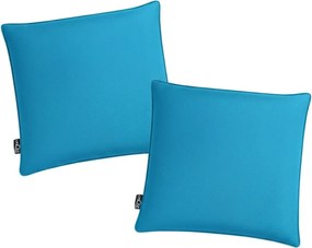 Zestaw 2 poduszek ogrodowych CALINO 45x45 cm, niebieski lazurowy