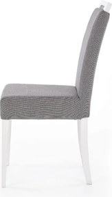 Krzesło z miękkim siedziskiem Clarion biały