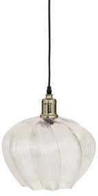 Lampa wisząca szklany klosz PHYLAS kwiat, Ø 27,5 cm