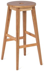 Stołek z drewna kauczukowego Club – Bonami Selection