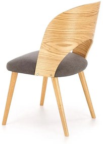 Drewniane krzesło tapicerowane H8-N46