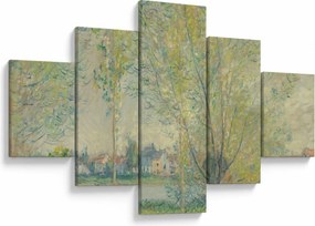 Obraz - Claude Monet, The Willows, reprodukcje (125x70 cm)
