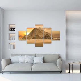 Obraz - Piramidy (125x70 cm)